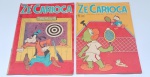 Revistas em Quadrinho de Coleção Guardados fundo de Armário com marcas do tempo.