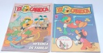 Revistas em Quadrinho de Coleção Guardados fundo de Armário com marcas do tempo.