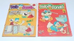 Revistas em Quadrinho de Coleção Guardados fundo de Armário com marcas do tempo.