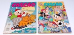 Revistas em Quadrinho de Coleção Guardados fundo de Armário com marcas do tempo.