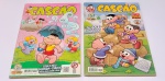 Revistas em Quadrinho de Coleção Guardados fundo de Armário com marcas do tempo.