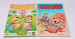 Revistas em Quadrinho de Coleção Guardados fundo de Armário com marcas do tempo.