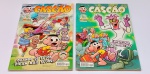 Revistas em Quadrinho de Coleção Guardados fundo de Armário com marcas do tempo.