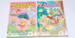 Revistas em Quadrinho de Coleção Guardados fundo de Armário com marcas do tempo.