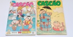 Revistas em Quadrinho de Coleção Guardados fundo de Armário com marcas do tempo.