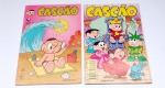 Revistas em Quadrinho de Coleção Guardados fundo de Armário com marcas do tempo.