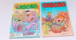 Revistas em Quadrinho de Coleção Guardados fundo de Armário com marcas do tempo.