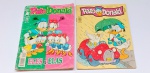 Revistas em Quadrinho de Coleção Guardados fundo de Armário com marcas do tempo.