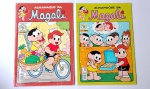 Revistas em Quadrinho de Coleção Guardados fundo de Armário com marcas do tempo.