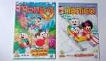 Revistas em Quadrinho de Coleção Guardados fundo de Armário com marcas do tempo.
