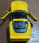 Carrinho Corvette 12 cm Amarelo