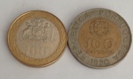 Kit 2 moedas estrangeiras