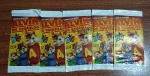 Kit 5 pacotes Figurinhas Alvin