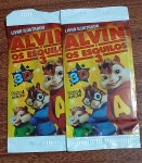 Kit 2 Pcts. Figurinha Alvin