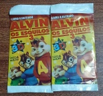 Kit 2 Pcts. Figurinha Alvin