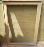Moldura antiga usada 100 cm x 65 cm Med. Interna