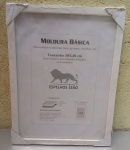Moldura antiga Branca 40 cm x 30 cm Interno