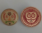 Kit 2 Pin antigo