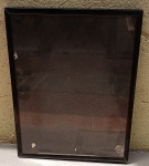 Moldura Metal preto com vidro 27 cm x 35 cm