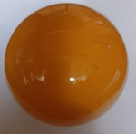 Bola de Vidro caramelo 8 cm com furo