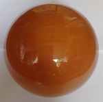 Bola de Vidro caramelo 8 cm com furo