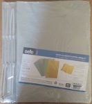 Kit 10 pastas Cartolina Cinza com grampos plásticos