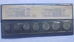 Kit set moedas 1975 centavos e cruzeiro