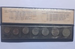 Kit set moedas 1975 centavos e cruzeiro