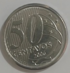 Moeda 50 Centavos 2006 Nacional