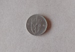 Moeda De Colecionismo com Marcas do tempo.
