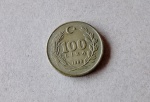 Moeda De Colecionismo com Marcas do tempo.