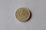 Moeda De Colecionismo com Marcas do tempo.
