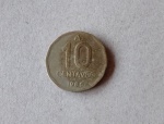 Moeda De Colecionismo com Marcas do tempo.