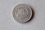 Moeda De Colecionismo com Marcas do tempo.