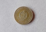 Moeda De Colecionismo com Marcas do tempo.