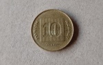 Moeda De Colecionismo com Marcas do tempo.