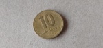 Moeda De Colecionismo com Marcas do tempo.