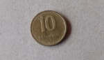Moeda De Colecionismo com Marcas do tempo.