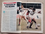 Revista Antiga de coleção de Época com Marcas do tempo / Revista recuperada em Grampeamento, detalhes em Páginas faltando e desfolhação, Guardado de armário.