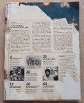 Revista Antiga de coleção de Época com Marcas do tempo / Revista recuperada em Grampeamento, detalhes em Páginas faltando e desfolhação, Guardado de armário.