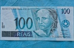 Cédula 100 Reais 1994 C235 Deus Seja Louvado Filigranada Efigie da República Raríssima Soberba