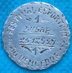 Medalha Prata 4g Torneio de Golf 1929 1º Lugar