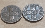 Par Moedas Portuguesas XX Centavos 1945 e 1949