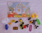 Kit peças miniatura de brinquedos