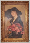 Antonio Rocco (Itália, 1880 - São Paulo, 1944). Óleo sobre tela. Assinado e datado 1926. Medidas: 70