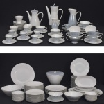 ROSENTHAL - Magnífico e raro aparelho completo de jantar, chá e café no estilo Art Déco, confecciona