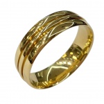 VIVARA - Anel masculino em Ouro Amarelo 18Kt - Peso:6,20Gr - Medida:29