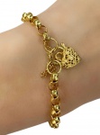Pulseira em Ouro Amarelo 18Kt , Elo Português, Medida:16,0Cm - Peso:5,0Gr