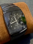 RADO - Relógio original em Cerâmica, cronógrafo, em excelente estado, Diastar, REF 538 04773 High Tech Ceramic - 18cm de comprimento