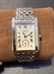 NATAN - Relógio Quartz, todo em aço , Retangular, Medidas:26x31mm